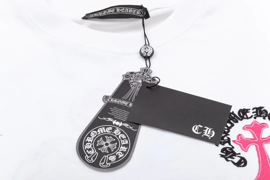Chrome Hearts/ Logo Same Style T Versatile : Black Size：XS~L